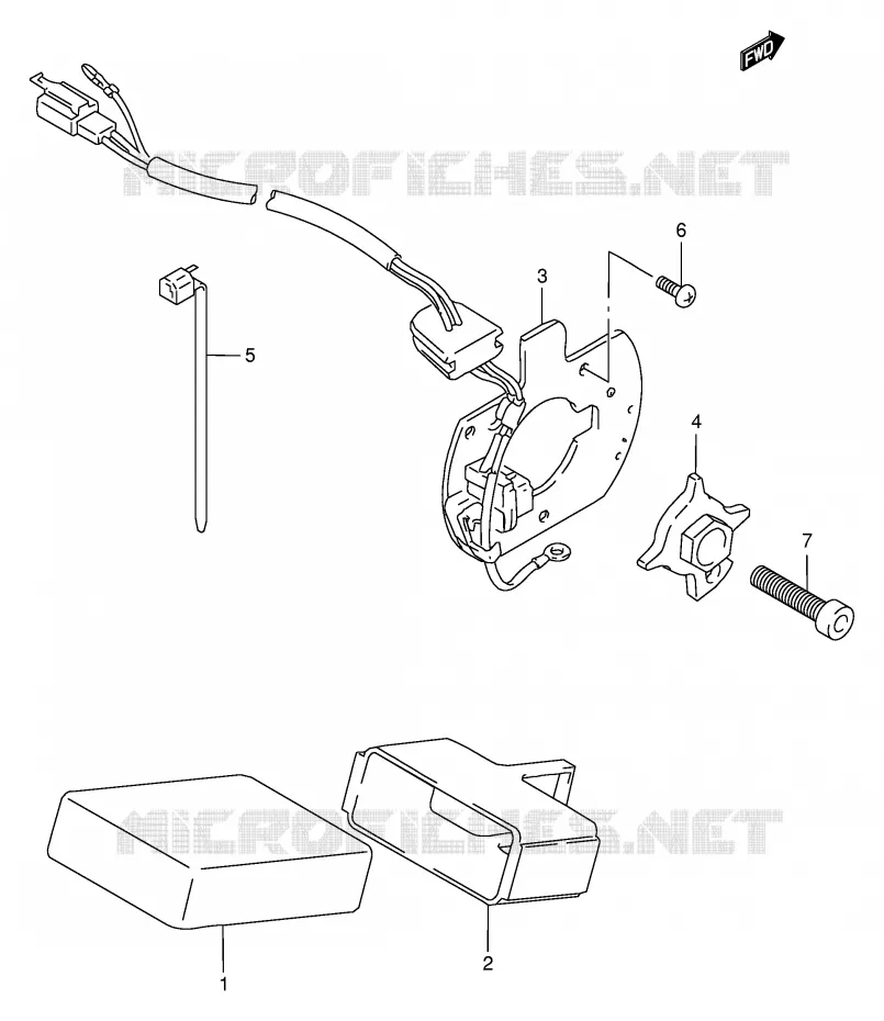 GENERATOR SENSOR Suzuki MOTO 600 BANDIT 1997  GSF600SUV(E2)