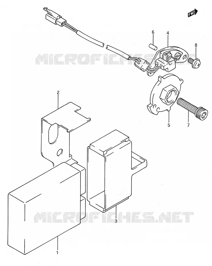 GENERATOR SENSOR Suzuki MOTO 750 GSX-R 1993  GSX-R750WP(E28)