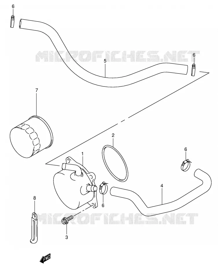 OIL COOLER Suzuki MOTO 600 GSX-R 2002  GSX-R600U2K2(E2)