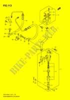 REAR BRAKE MASTER CYLINDER (GSF1250AL1 E21) for Suzuki BANDIT 1250 2012