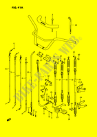 HANDLEBAR   CABLES (MODEL J/K/L/M/N/P/R/S) for Suzuki QUADRUNNER 250 1992