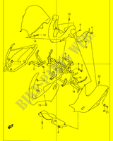 FAIRING INSTALLATION PARTS (GSF1200SK1/SK2/SK3/SK4/SK5/SZK5) for Suzuki BANDIT 1200 2005