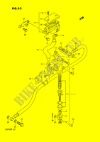 REAR BRAKE MASTER CYLINDER (MODEL M/N) for Suzuki BANDIT 400 1993