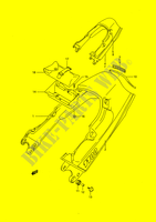 REAR FAIRING   SEAT COWL (MODEL M/N/P) for Suzuki GSX-F 1100 1991