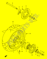 REAR WHEEL (MODEL S/T/V/W) for Suzuki GSX-R 1100 1993
