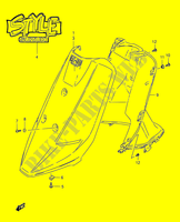LEG SHIELD (MODELE L/M) for Suzuki AE 50 1990