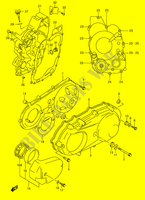 CRANKCASE COVER (MODEL W/X/Y) ENGINE/TRANSMISSION 250 suzuki-motorcycle BURGMAN 2000 DP065789
