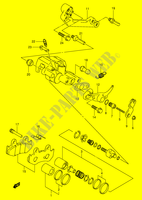 REAR CALIPER (MODEL K1/K2) for Suzuki BURGMAN 250 2002