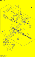 REAR CALIPER (AN650AL1 E51) for Suzuki BURGMAN 650 2012