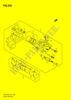 REAR CALIPER (GSF650UL2 E21) for Suzuki BANDIT 650 2014