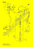 REAR BRAKE MASTER CYLINDER (DL650AK7/AK8/AK9/AL0) for Suzuki V-STROM 650 2007