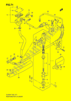 REAR BRAKE MASTER CYLINDER (DL650AK7/AK8/AK9/AL0/AUEL0) for Suzuki V-STROM 650 2010