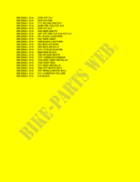 * COLOR CHART * for Suzuki RM-Z 250 2011