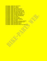 * COLOR CHART * for Suzuki DR-Z 400 2011