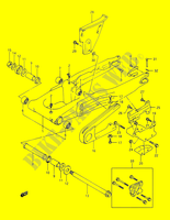 REAR SWING ARM (MODELE L/M/N/P) for Suzuki DR 350 1991