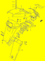 REAR FEDNER (MODELE S) for Suzuki DR 650 1995
