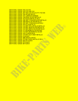 * COLOR CHART * for Suzuki GSX-R 1000 2011