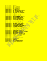 * COLOR CHART * for Suzuki V-STROM 650 2011