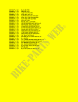 * COLOR CHART * for Suzuki GSX-F 650 2011