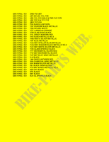 * COLOR CHART * for Suzuki GSX-R 750 2012