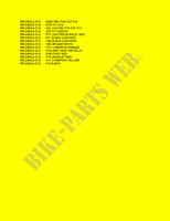 * COLOR CHART * for Suzuki RM-Z 250 2012