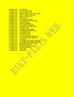 * COLOR CHART * for Suzuki QUADSPORT 400 2015
