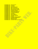 * COLOR CHART * for Suzuki DR-Z 400 2012