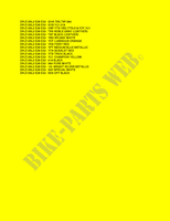 * COLOR CHART * for Suzuki DR-Z 125 2012