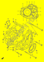 CRACKCASE COVER for Suzuki DR 650 2001