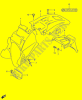 REAR FEDNER (MODELE K4/K5 E24) for Suzuki DR 650 2001