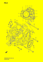CRACKCASE COVER for Suzuki DR 650 2006