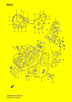 CRACKCASE COVER for Suzuki DR 650 2007