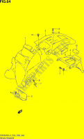 REAR FEDNER (DR650SEL3 E03) for Suzuki DR 650 2013