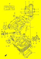CYLINDER HEAD for Suzuki GN 125 1992
