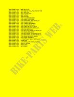 * COLOR CHART * for Suzuki GSX-R 1000 2012