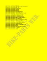 * COLOR CHART * for Suzuki GSX-R 1000 2012
