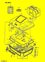 BACKREST ASSEMBLY MODEL J for Suzuki CAVALCADE 1400 1987