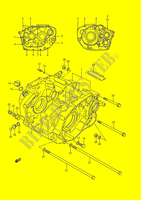 CRACKCASE COVER for Suzuki BOULEVARD 650 1993