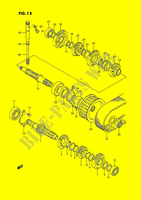 TRANSMISSION (MODEL G/J/K/L,LS650PM E01) for Suzuki SAVAGE 650 1988