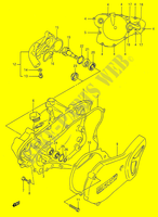 CRANKCASE COVER   WATER PUMP (MODELE K/L/M/N/P/R/S) for Suzuki RM 80 1995