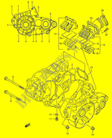 CRACKCASE COVER for Suzuki RMX 250 1992