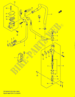 REAR BRAKE MASTER CYLINDER (SFV650AL0) for Suzuki GLADIUS 650 2009