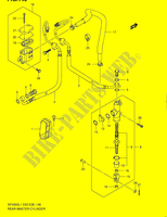 REAR BRAKE MASTER CYLINDER (SFV650AL1 E28) for Suzuki GLADIUS 650 2011