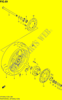 REAR WHEEL (SFV650L2 E28) for Suzuki GLADIUS 650 2012