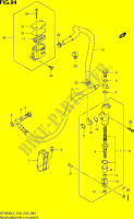 REAR BRAKE MASTER CYLINDER (SFV650L3 E03) for Suzuki GLADIUS 650 2013