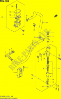 REAR BRAKE MASTER CYLINDER (SFV650UL3 E21) for Suzuki GLADIUS 650 2013