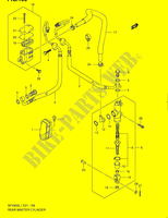 REAR BRAKE MASTER CYLINDER (SFV650UAL1 E21) for Suzuki GLADIUS 650 2011