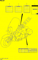 LABEL (VL1500TL3 E02) for Suzuki INTRUDER 1500 2014