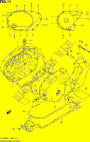 CRACKCASE COVER (VL800BL4 E19) for Suzuki INTRUDER 800 2014