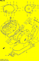 CRACKCASE COVER (VL800BUEL4 E19) for Suzuki INTRUDER 800 2014